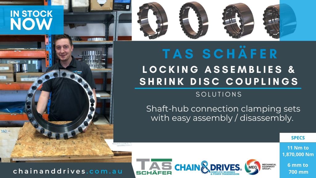 TAS Schafer Locking Assembly & Shrink Disc Coupling News