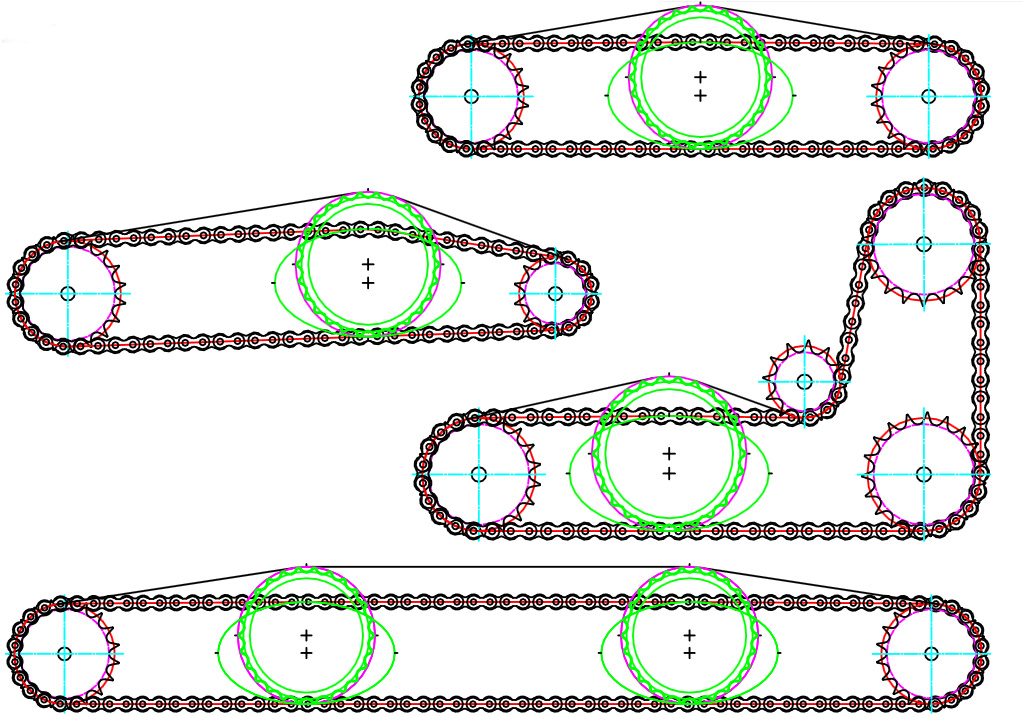 Roll-ring-Chain-Tensioner-examples