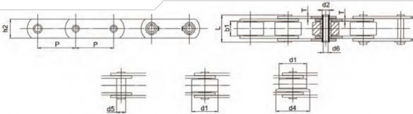 TransDrive HC Series Conveyor Chain (Hollow Pins)