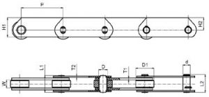 TransDrive High Side Plate Conveyor Chain