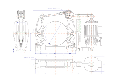 New Turbostart Industrial Drum Brake Type NC Diagram