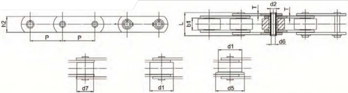 TransDrive M Series Conveyor Chain (Hollow Pins)