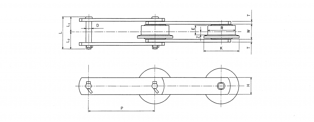 Zexus Conveyor Chain (F Roller type)