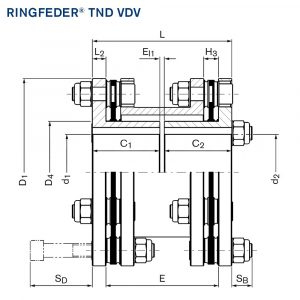 drawing-ringfeder-steel-disc-couplings-tnd-vdv