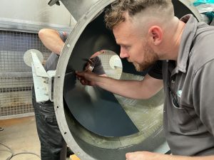 Fixing a Material Flow Issue in a Galvanised Hopper