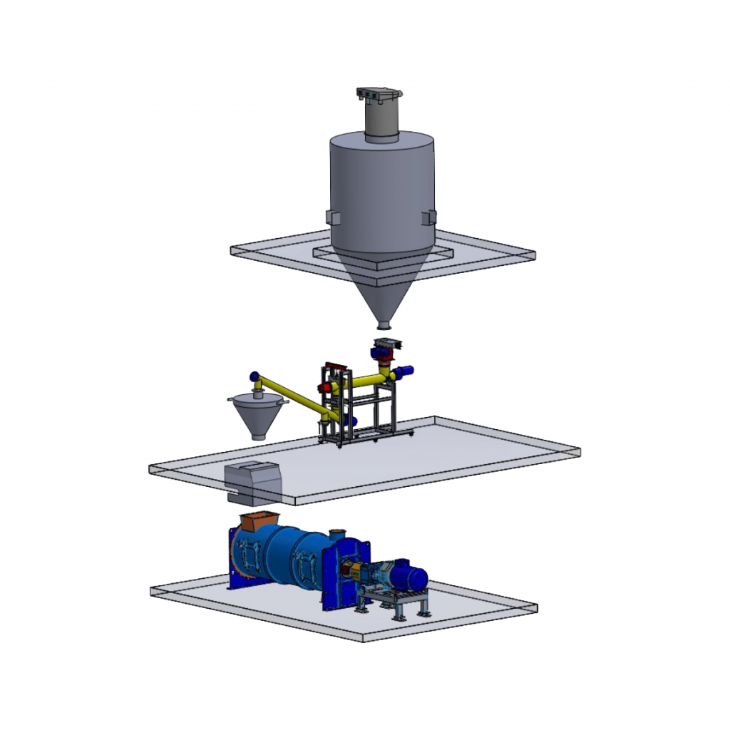 Pivoted Weigh Screw Render